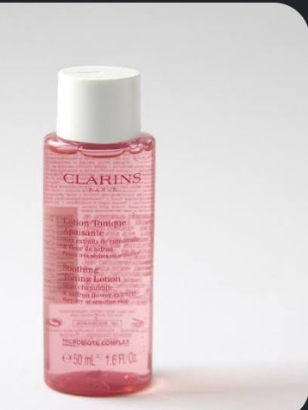 NWT Clarins Soothing Toning Lotion